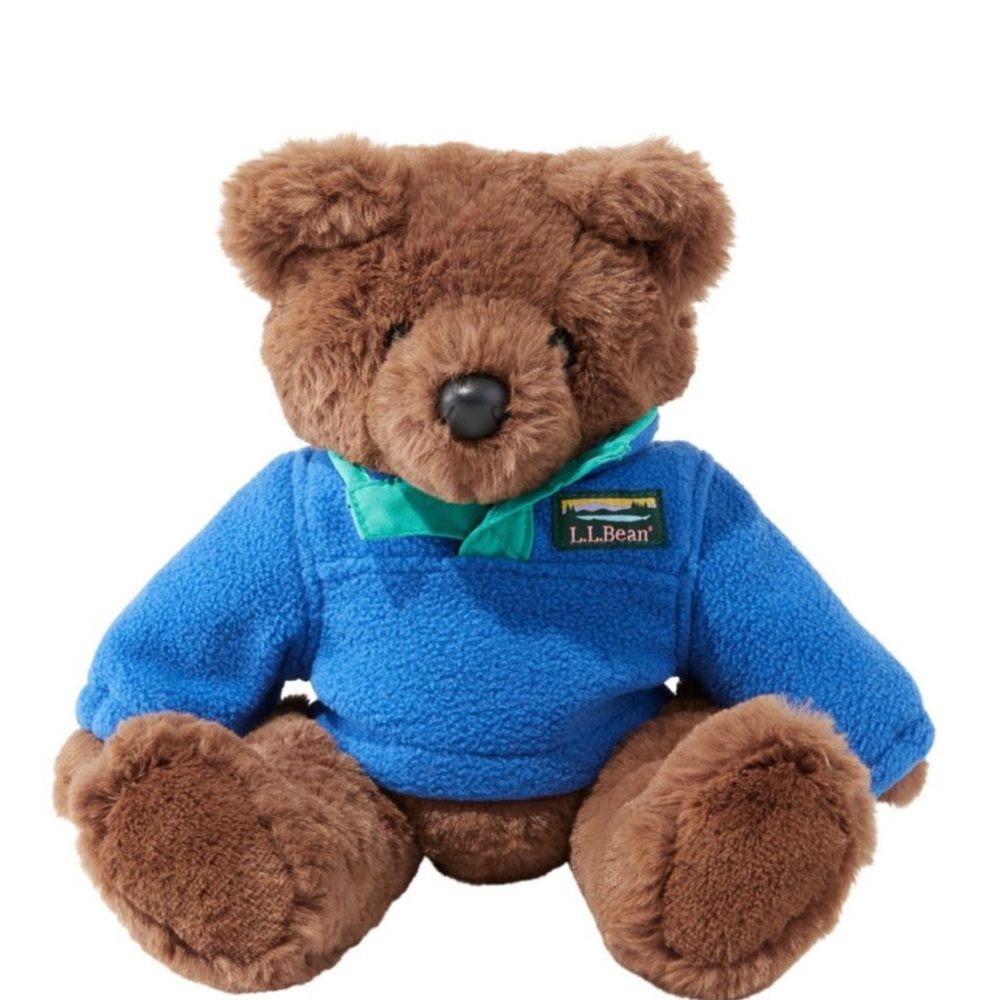 L.L. Bean Brown Teddy Bear with Fleece
